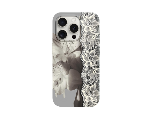 White&Grey Sanatı Telefon Kılıfı