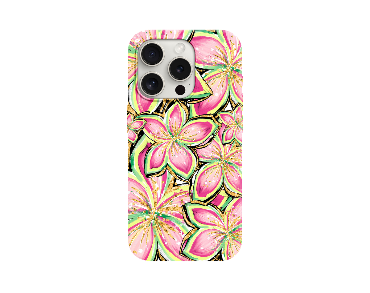 Cool Çiçek Tasarımlı Telefon Kılıfı