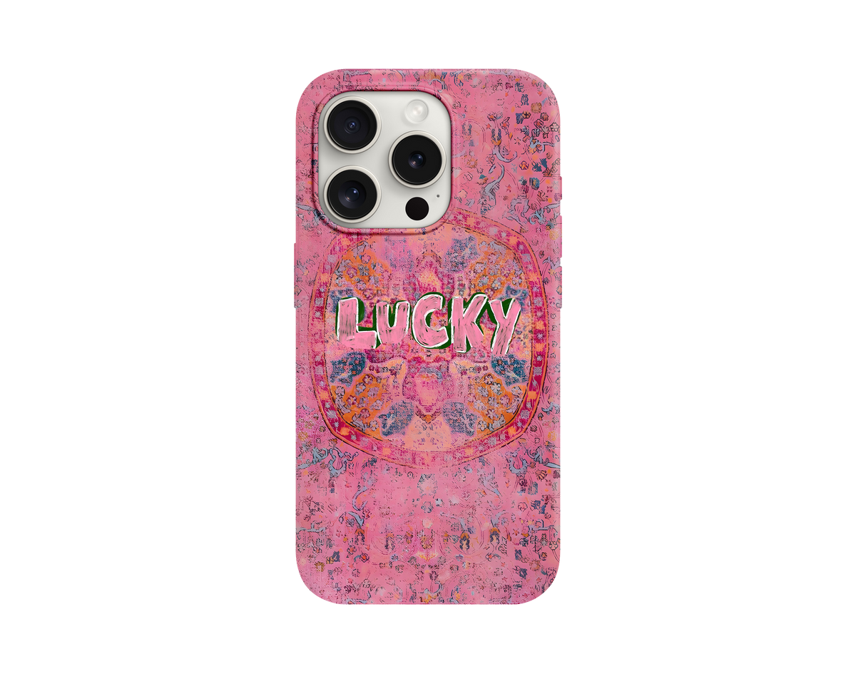 Pink Lucky Dump Tasarımlı Telefon Kılıfı