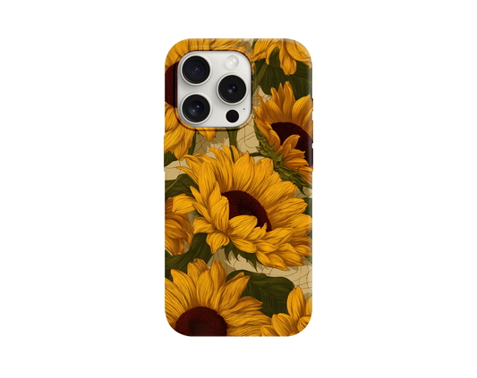 Ayçiçeği Temalı Telefon Kılıfı