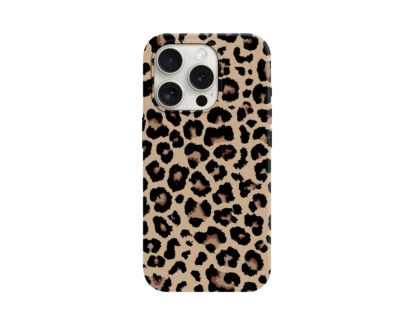 Leopar Desenli Telefon Kılıfı
