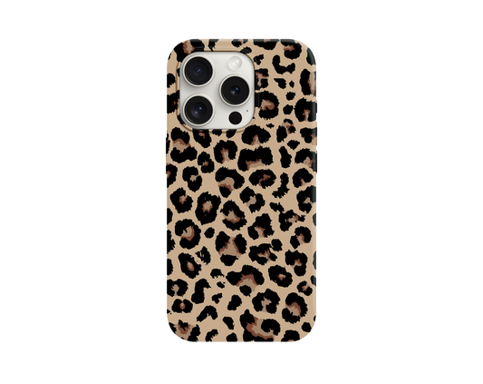 Leopar Desenli Telefon Kılıfı